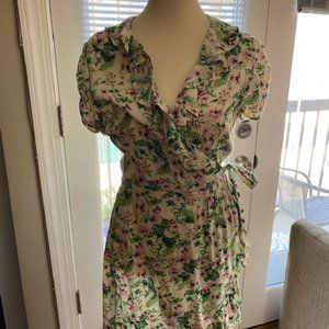 Floral Wrap Dress